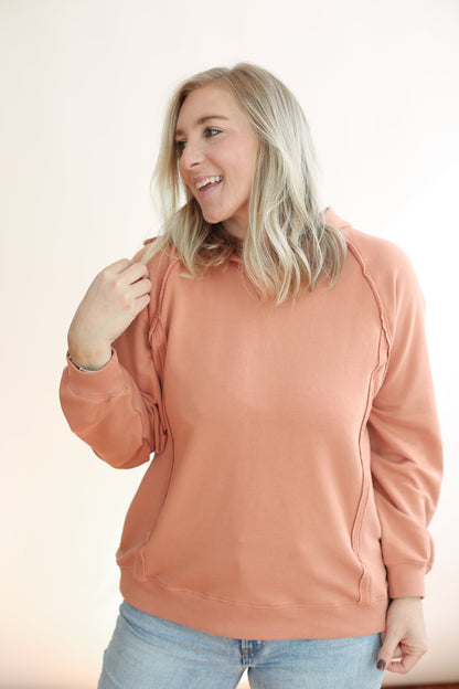 Movemama Big Hug Vertical Zip Breastfeeding Hoodie
