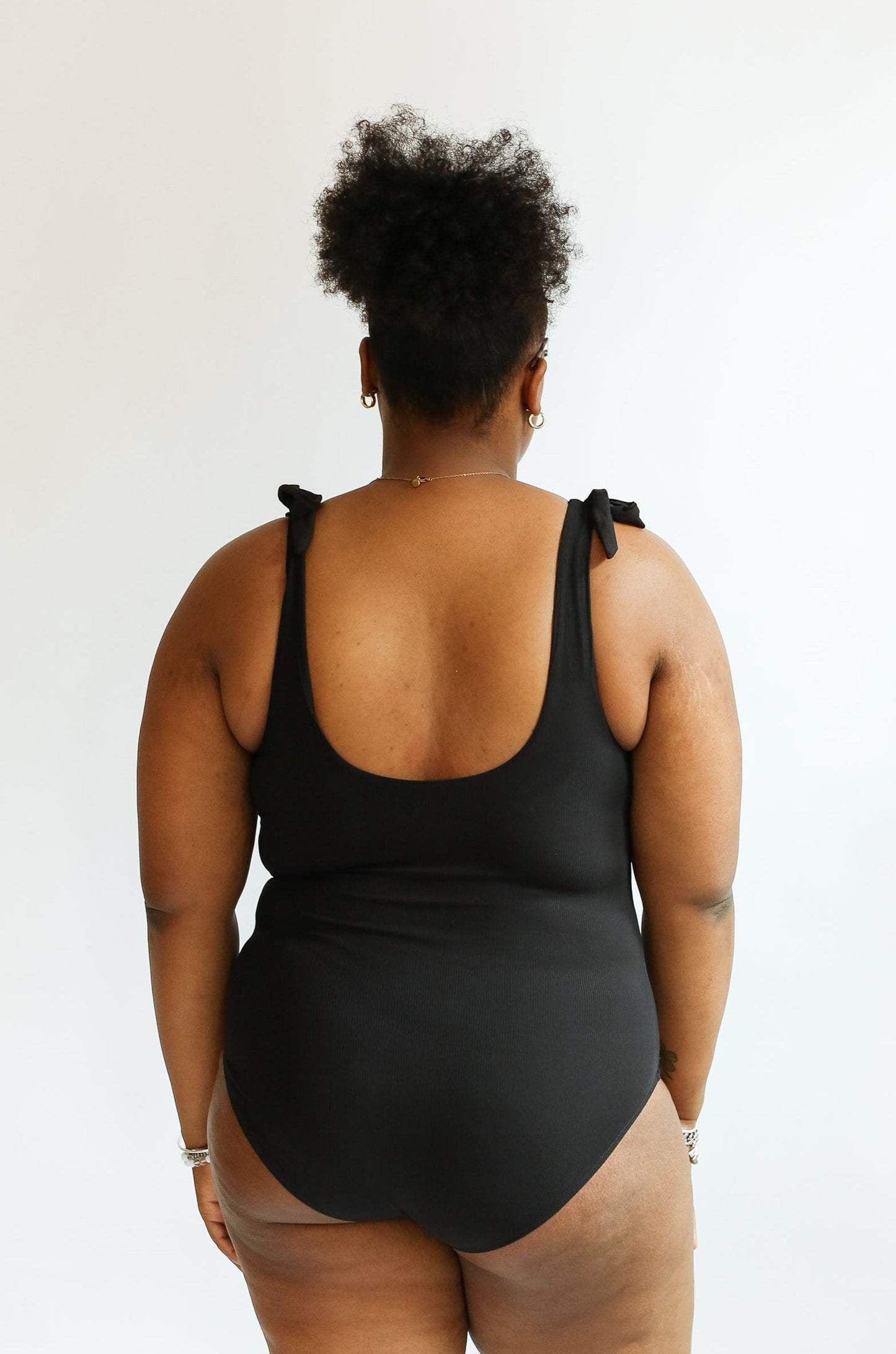 Movemama Ribbed One Piece Tie Shoulder Breastfeeding Swimsuit