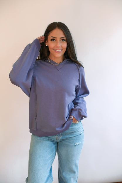 Movemama Big Hug Vertical Zip Breastfeeding Hoodie
