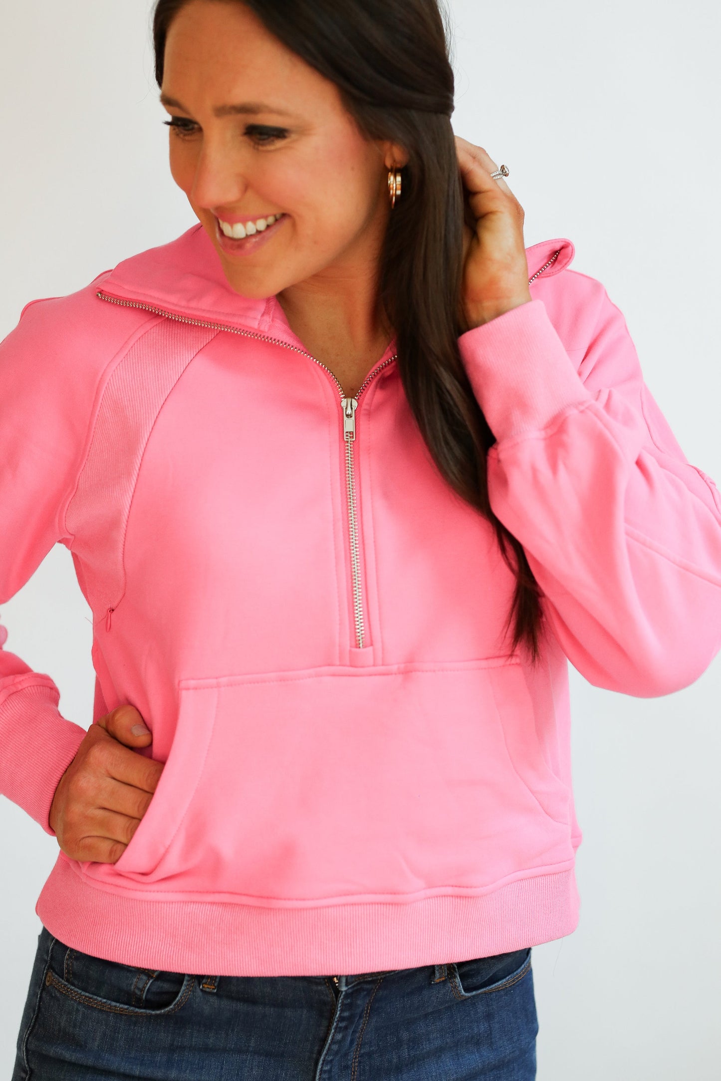 Movemama Oversized Three Zip Breastfeeding Sweatshirt