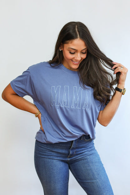 Movemama Relaxed Fit Zip Breastfeeding Tee