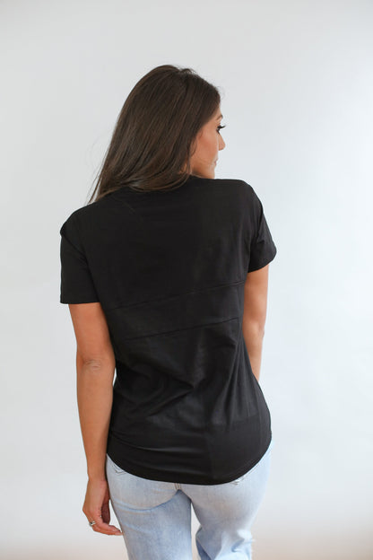 Movemama Full Zip Breastfeeding Tee