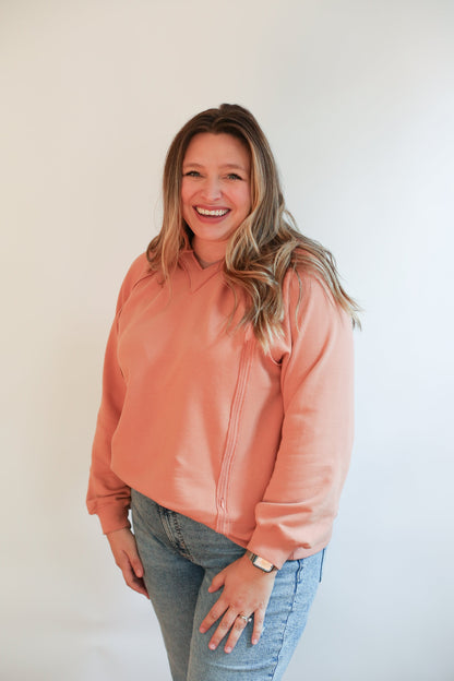 Movemama Big Hug Vertical Zip Breastfeeding Hoodie