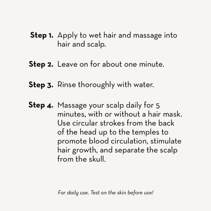 The Spoiled Mama Hair Mask Scalp Treatment & Miracle Shampoo - 3-in-1 Hydrating Hair Care