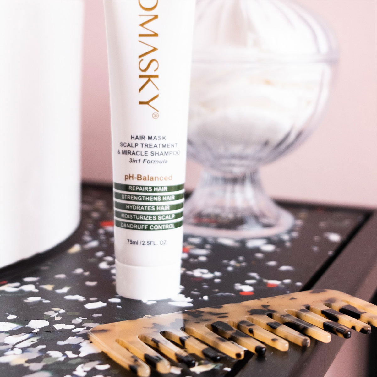 The Spoiled Mama Hair Mask Scalp Treatment & Miracle Shampoo - 3-in-1 Hydrating Hair Care