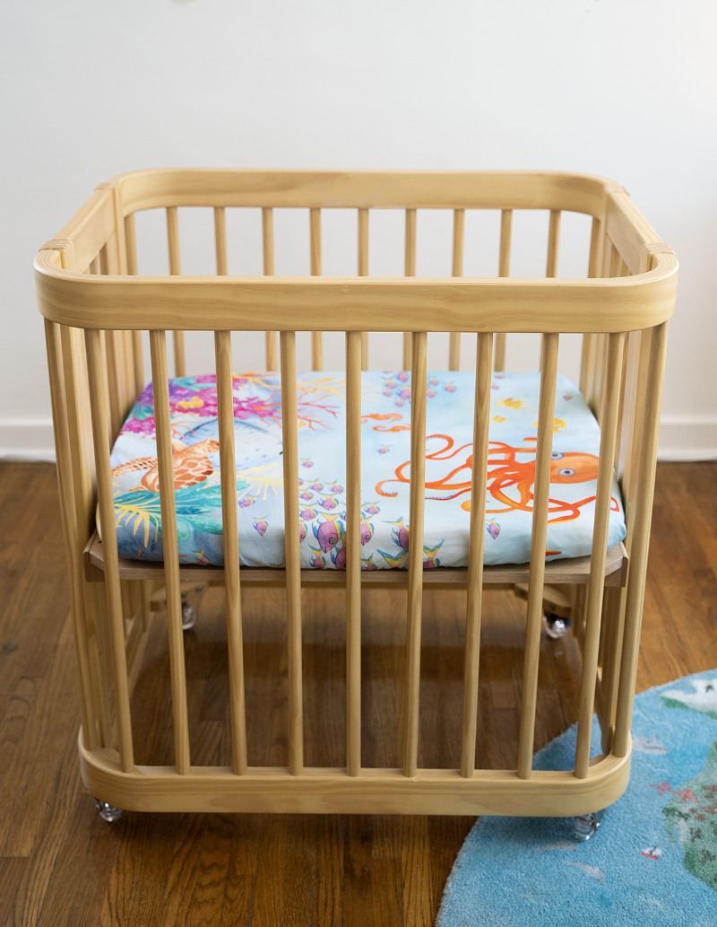 Moon Star Baby Nestig Mini Crib Compatible: Ocean Crib Sheet