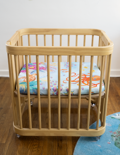 Moon Star Baby Nestig Mini Crib Compatible: Ocean Crib Sheet