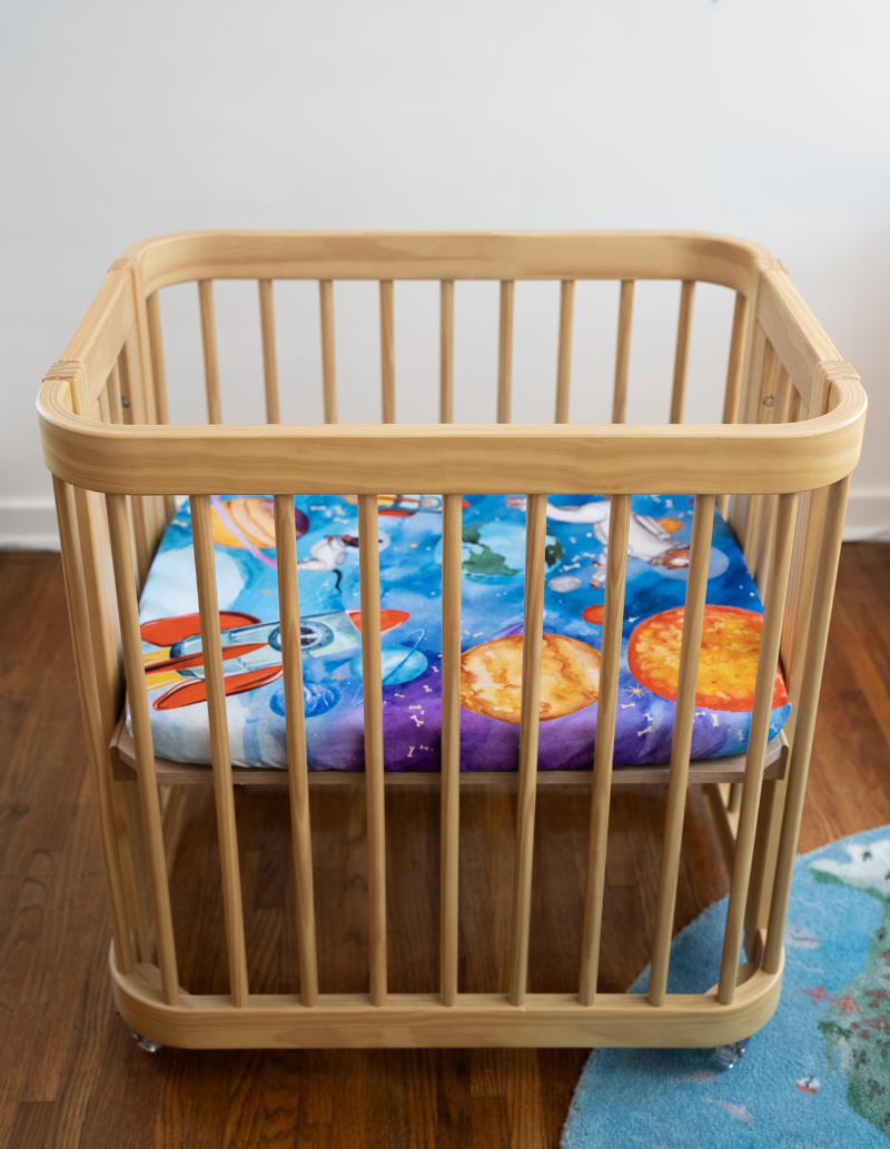 Moon Star Baby Nestig Mini Compatible: Space Crib Sheet