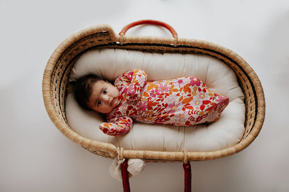 Three Little Tots Wild Child Knotted Newborn Baby Gown