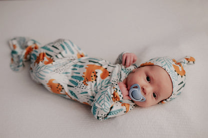 Three Little Tots Dinosaur Newborn Knotted Hat