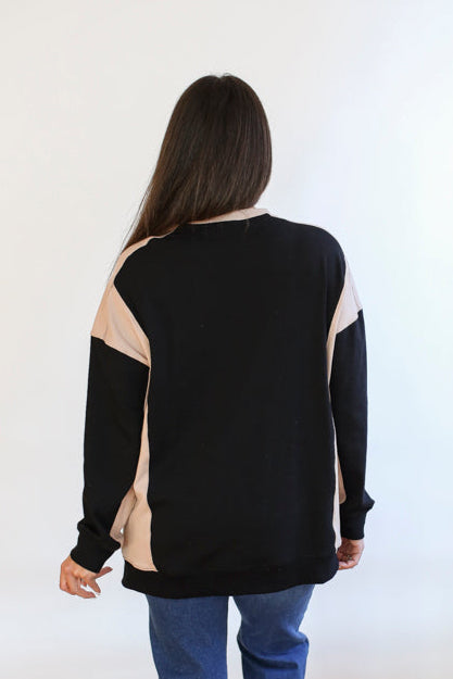 Movemama Colorblock Nursing Lightweight Sweatshirt (Final Sale)