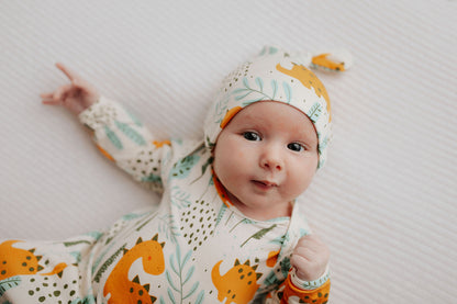 Three Little Tots Dinosaur Newborn Knotted Hat