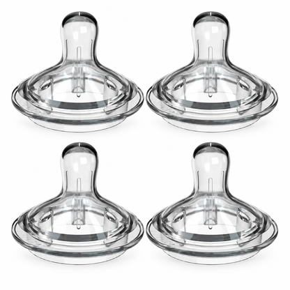 Nanobébé Silicone Anti-Colic Baby Bottle Nipples