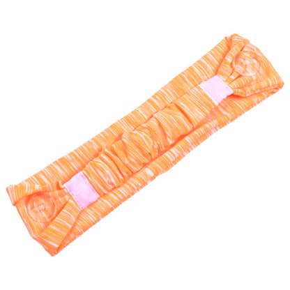Three Little Tots Orange & White Savior Bands