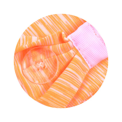 Three Little Tots Orange & White Savior Bands