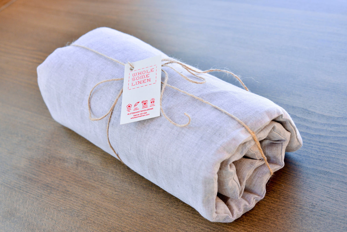 Wholesome Linen Organic Diaper Changing Mat