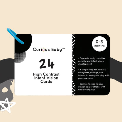 Curious Baby High-Contrast Vision Development Cards