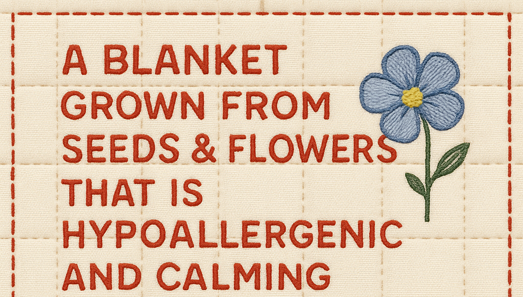 Wholesome Linen Organic Flax Seed Weighted Blanket
