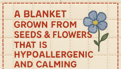 Wholesome Linen Organic Flax Seed Weighted Blanket
