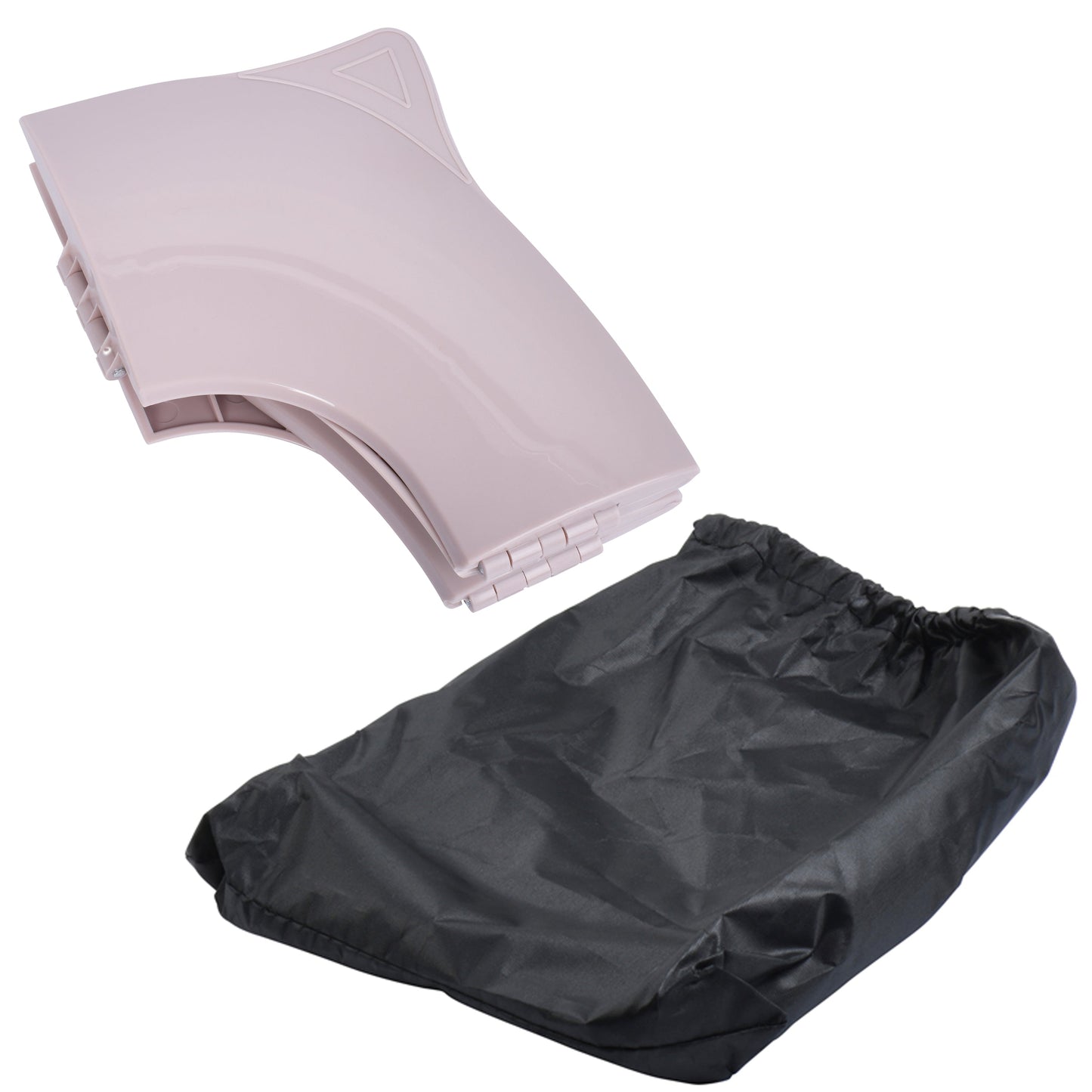 Three Little Tots Folding Kids Toddler Travel Potty Seat - Blush Pink