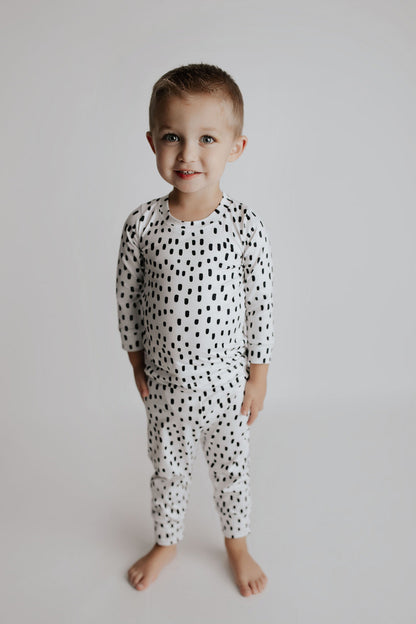 Three Little Tots Polka Dot Kids Pajamas