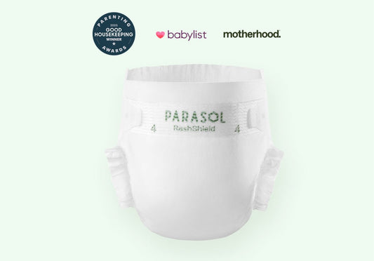 Parasol Co Pure White RashShield® Diapers