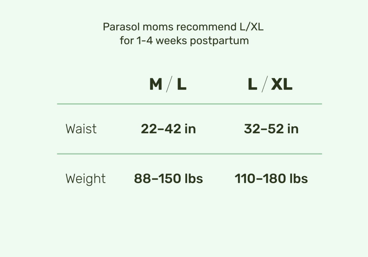 Parasol Co Recovery Care™ Postpartum Underwear