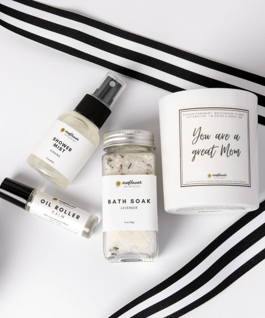 Sunflower Motherhood Relax + Unwind Bundle - Soothing Self-Care Essentials