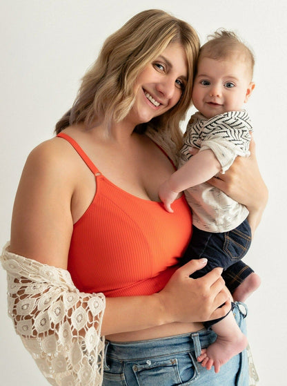 Davin & Adley 3 in 1 Ribbed Amelia Pumping & Nursing Cami (Lounge, Active, Swim)