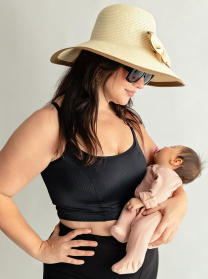 Davin & Adley 3 in 1 Ribbed Amelia Pumping & Nursing Cami (Lounge, Active, Swim)