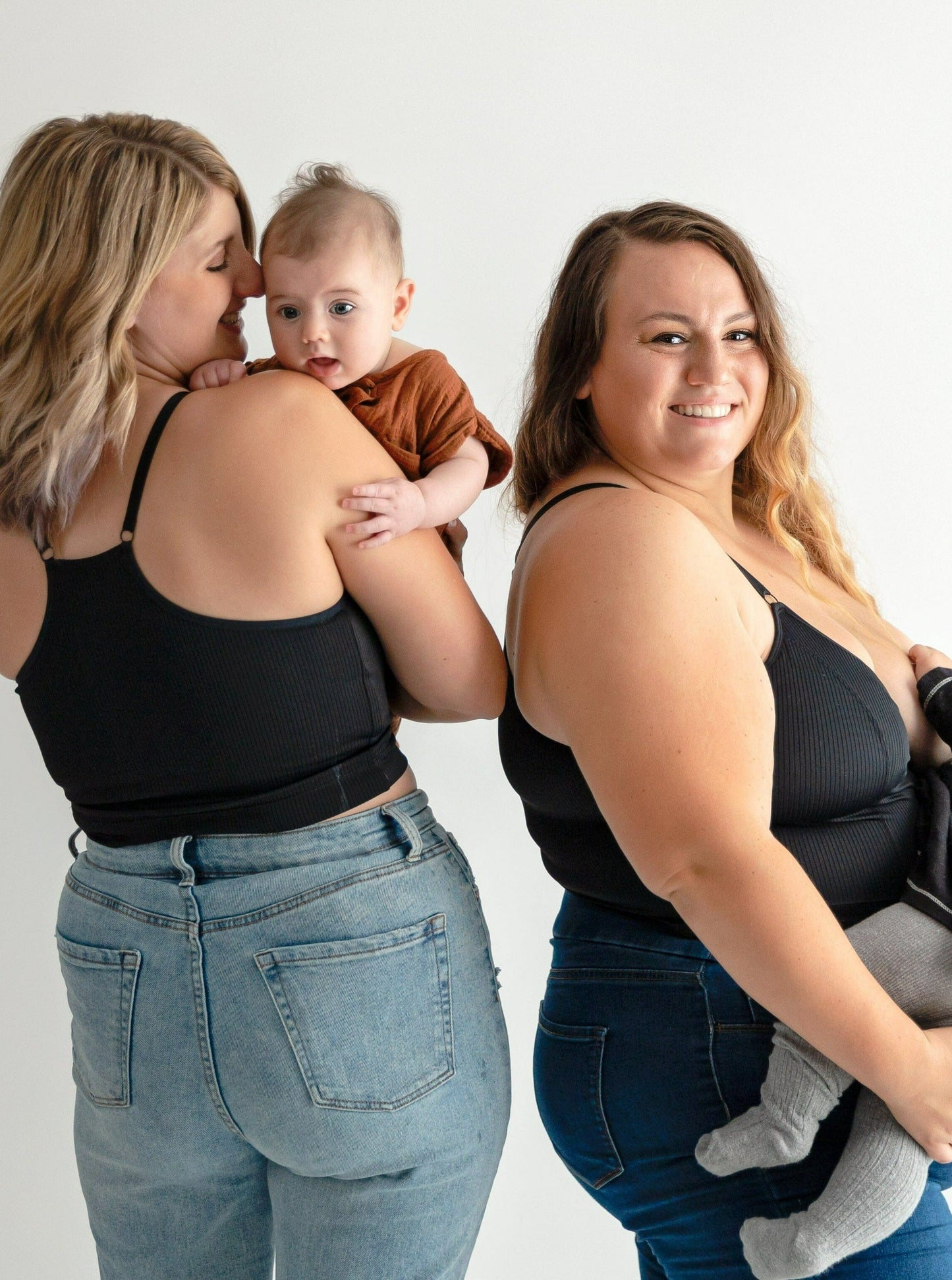 Davin & Adley 3 in 1 Ribbed Amelia Pumping & Nursing Cami (Lounge, Active, Swim)