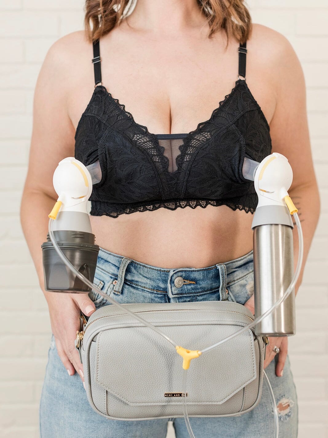 Davin & Adley Riley Pumping & Nursing Lace Bralette