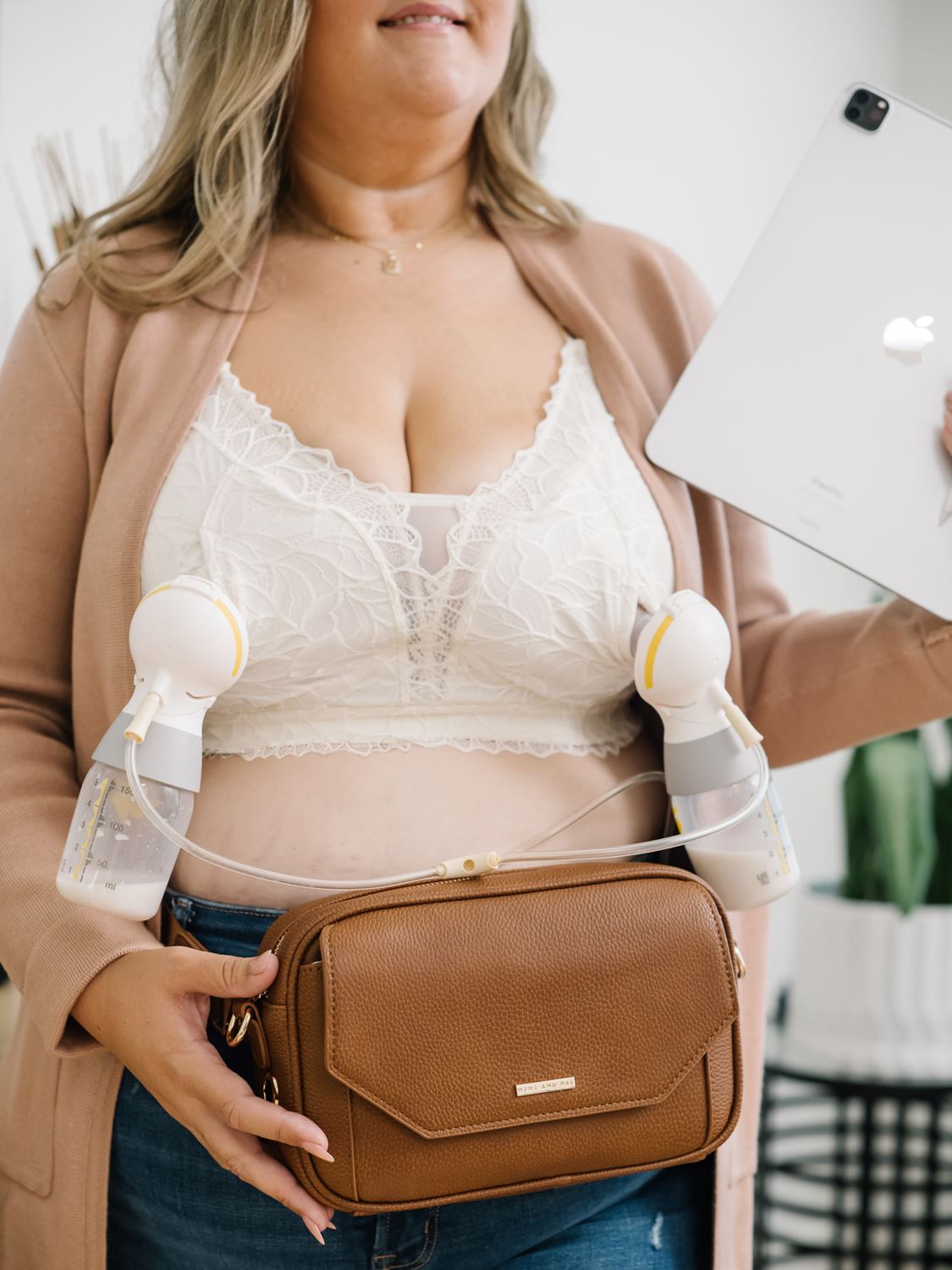 Davin & Adley Riley Pumping & Nursing Lace Bralette