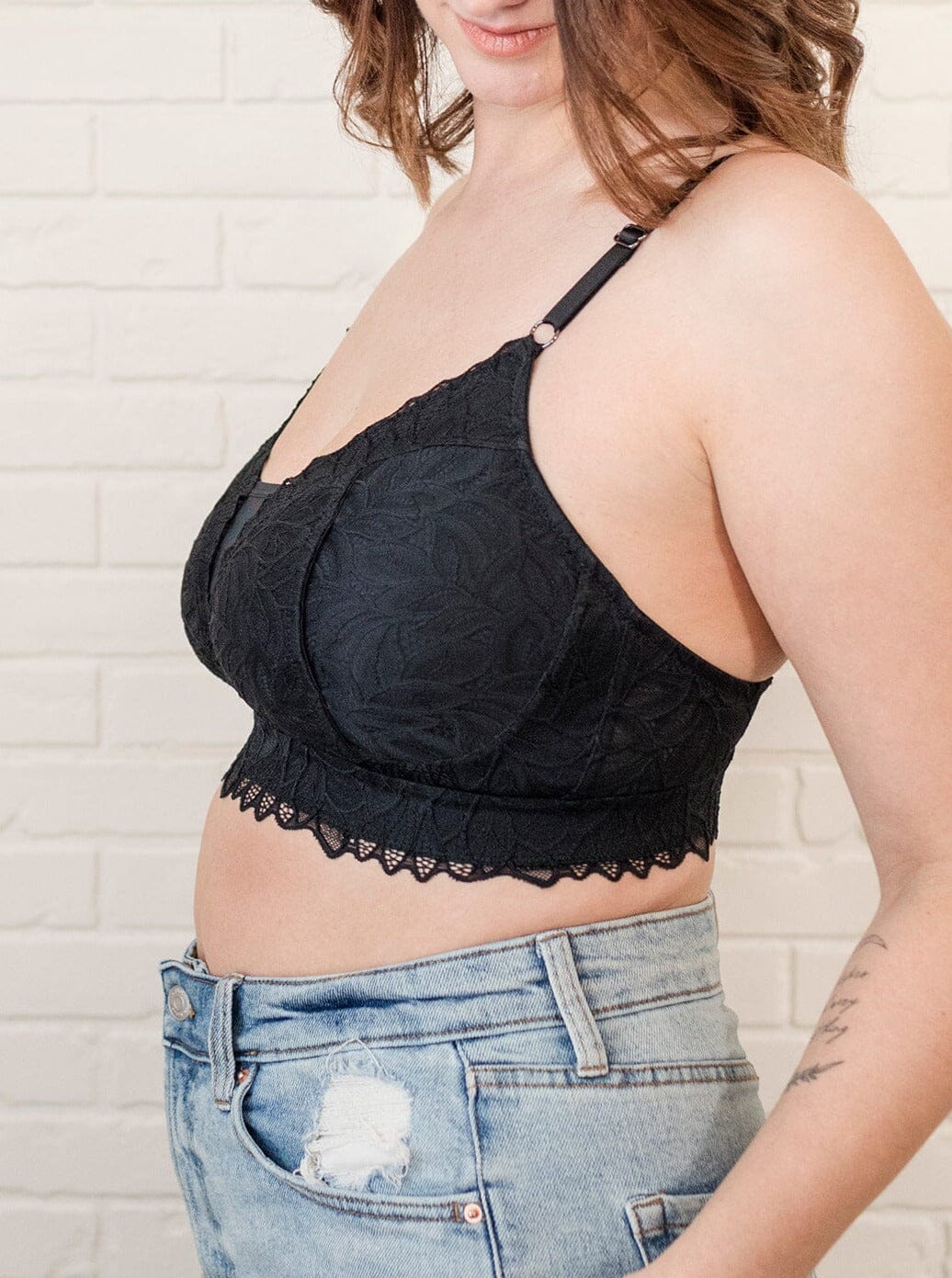 Davin & Adley Riley Pumping & Nursing Lace Bralette