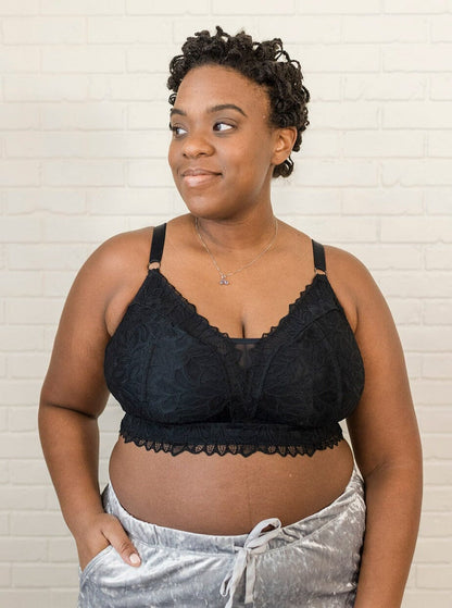 Davin & Adley Riley Pumping & Nursing Lace Bralette