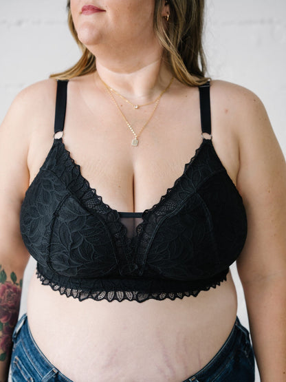 Davin & Adley Riley Pumping & Nursing Lace Bralette