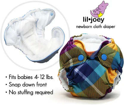 Kanga Care Lil Joey All In One Cloth Diaper (2 pk) - Finn