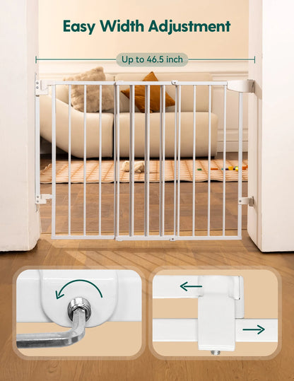 Babelio Boundless S12 | Ultra-Stable No Bottom Bar Baby Gate