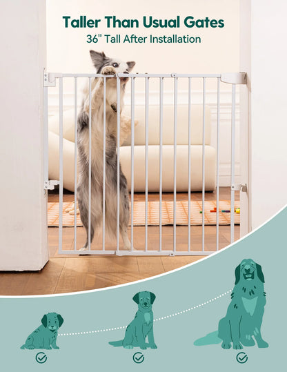 Babelio Boundless S12 | Ultra-Stable No Bottom Bar Baby Gate