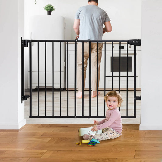 Babelio Boundless S12 | Ultra-Stable No Bottom Bar Baby Gate