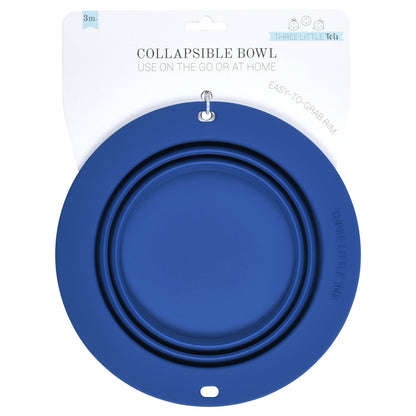 Three Little Tots Sailor Collapsible Bowl for Travel or Home