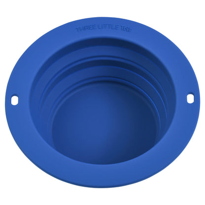 Three Little Tots Sailor Collapsible Bowl for Travel or Home