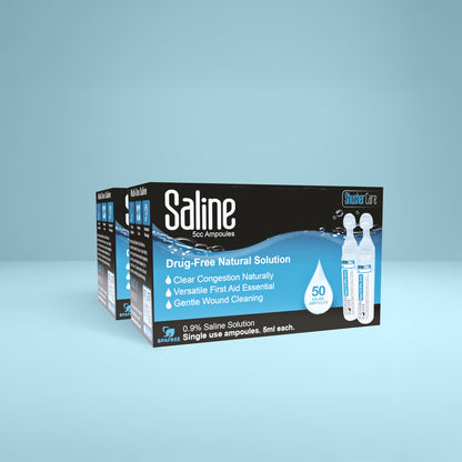 Shusher Care Saline Ampoules – Sterile Single-Use