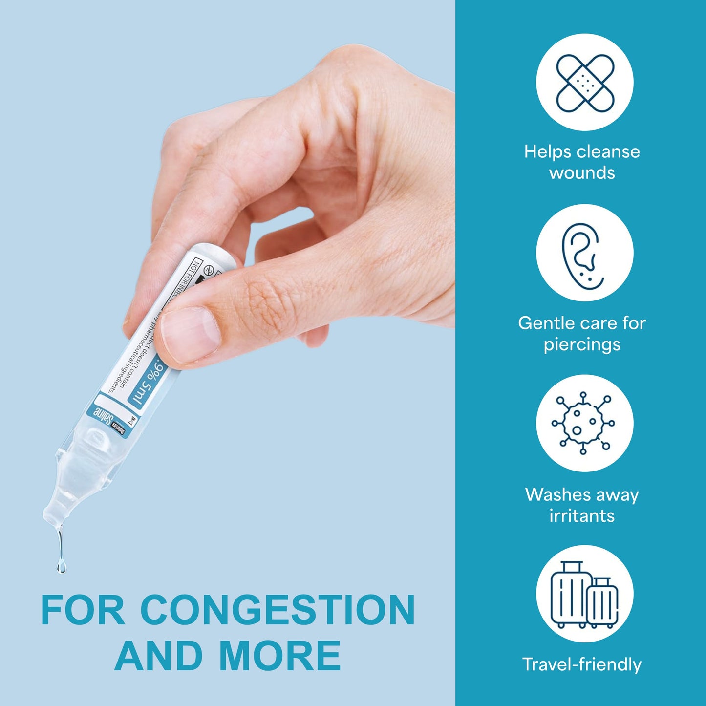Shusher Care Saline Ampoules – Sterile Single-Use
