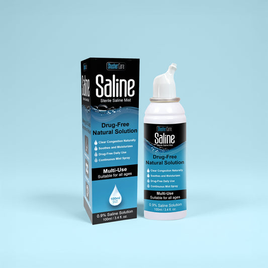 Shusher Care Saline Mist Spray – Multi-Use Sterile Saline