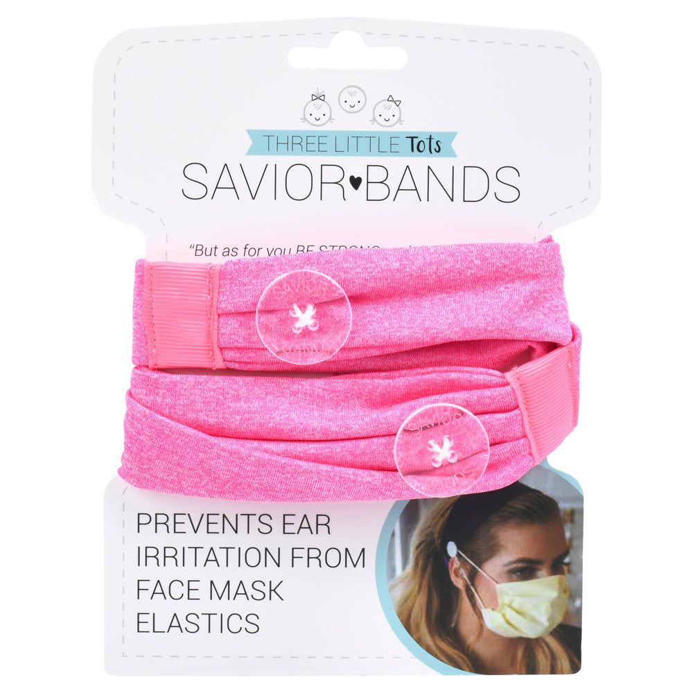 Three Little Tots Pink Savior Bands