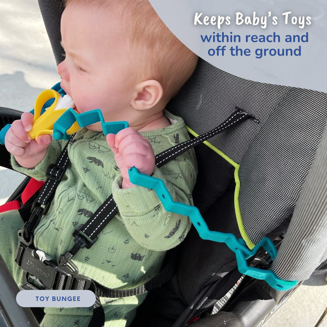 Busy Baby Toy Bungee Tether BLACK