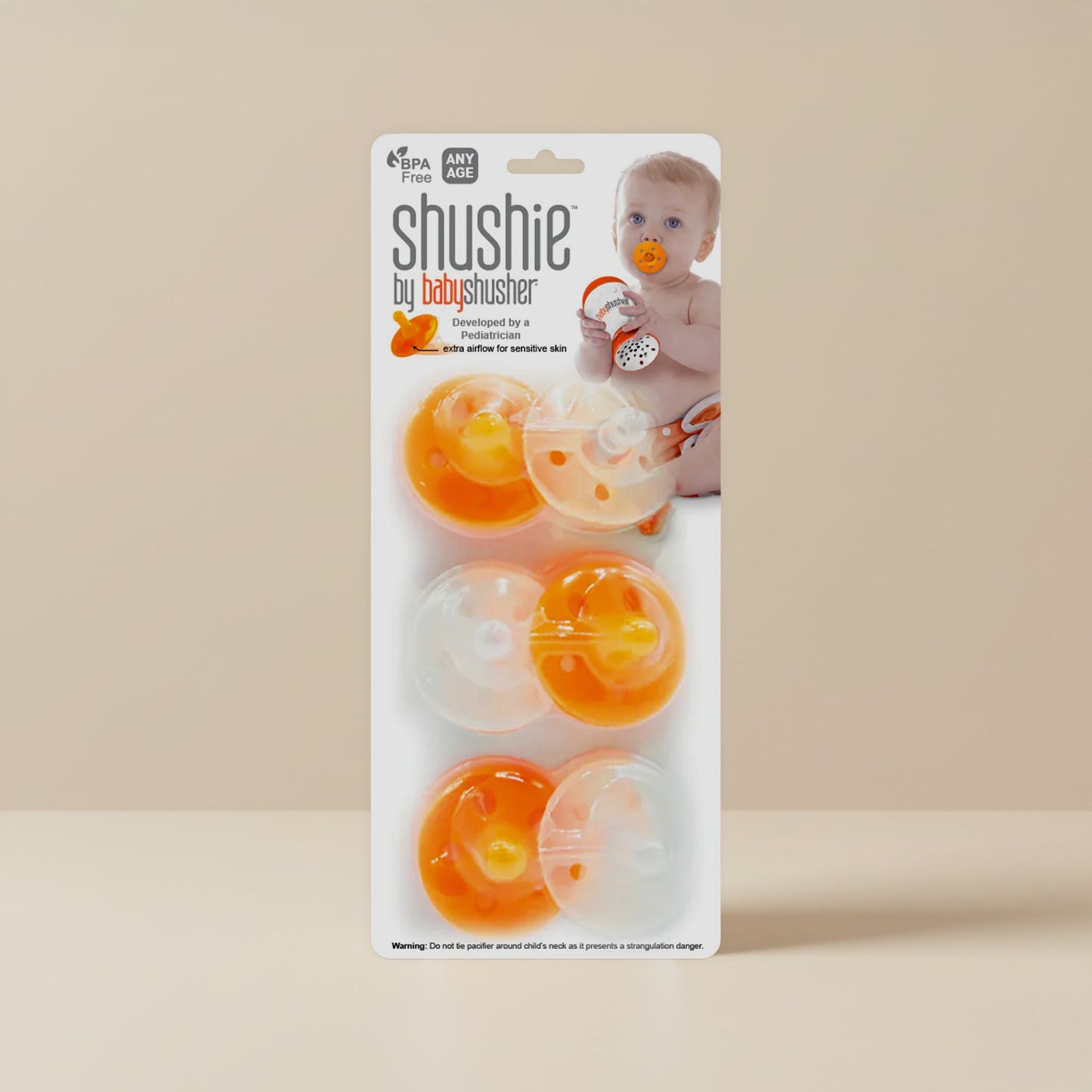 Shushie Silicone Pacifier by Baby Shusher – Hospital-Grade