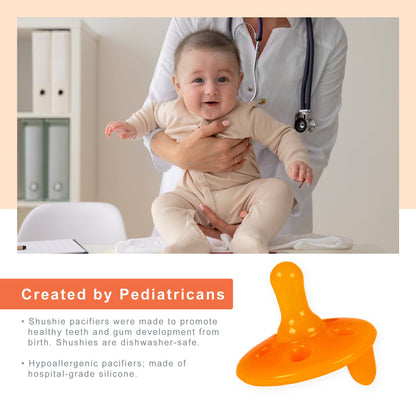Shusher Firefly Portable Baby Sound Machine + Shushie Pacifier 2-Pack Bundle