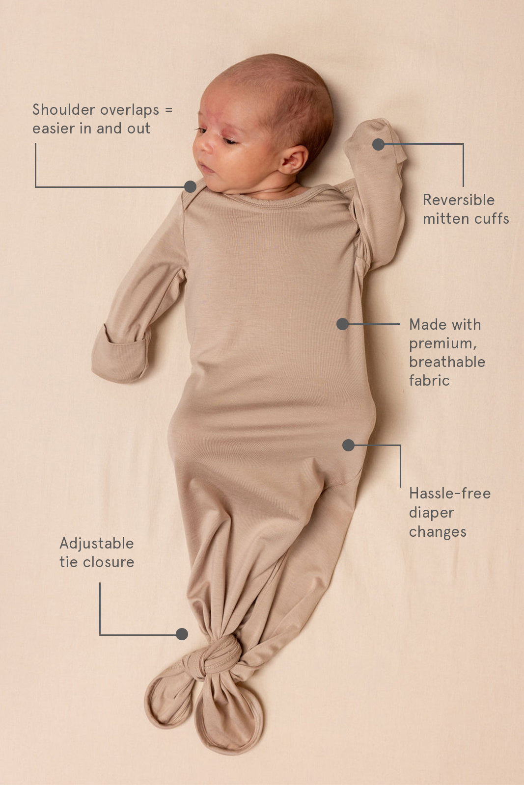 Wildbird Sparrow CloudBlend™ Sleep Gown